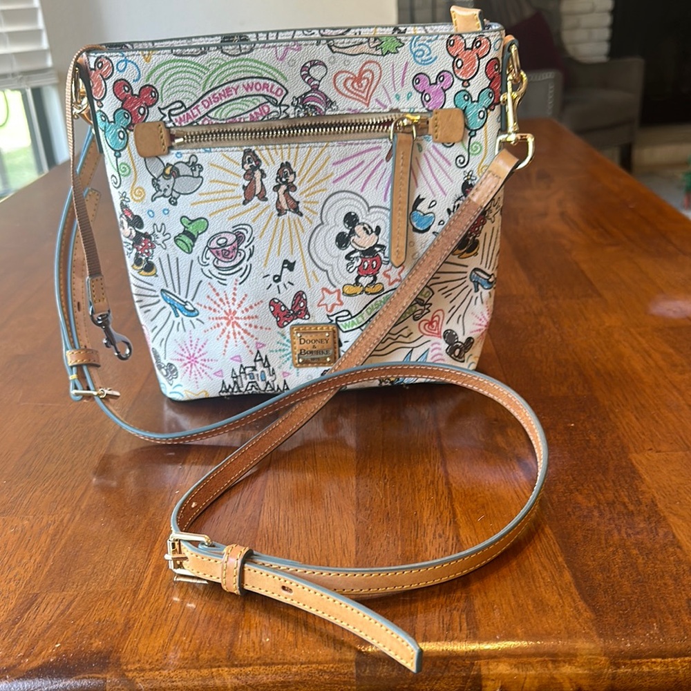 Dooney & Bourke Disney Crossbody Bag - White and Tan